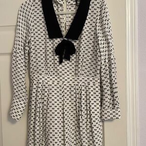 Maje Bow Print Playsuit Sz 8